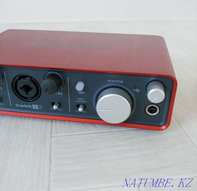 Focusrite 2i2 дыбыс картасы.  отбасы  - изображение 2