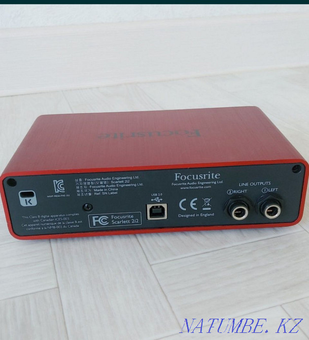 Focusrite 2i2 sound card. Semey - photo 4