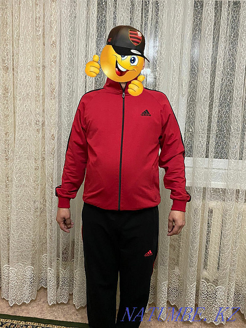 ADIDAS Спортивные Костюм Мужские Куртки размер XXL Фирменный Новый Алматы - изображение 1