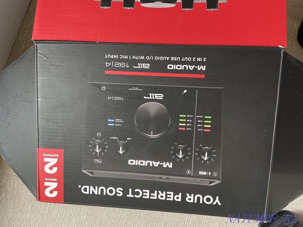 m audio sound card and behringher c 3 microphone Aqtau - photo 4
