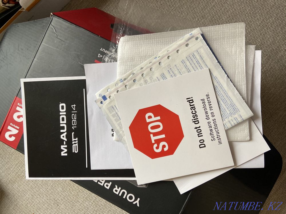 m audio sound card and behringher c 3 microphone Aqtau - photo 5