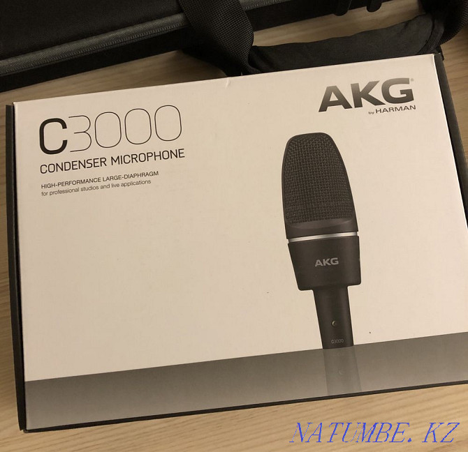 AKG C3000 конденсаторный микрофон Алматы - изображение 1