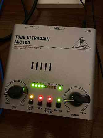 BEHRINGER tube ultragain mic100 Караганда