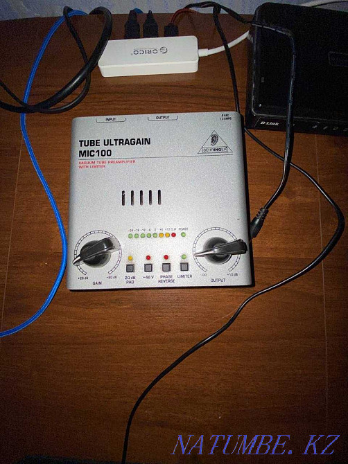 BEHRINGER tube ultragain mic100 Караганда - изображение 2