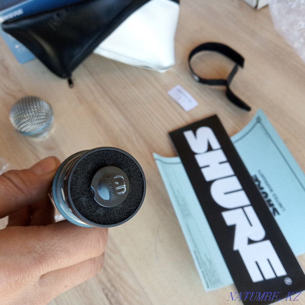 Shure Beta 58A Mexico динамикалық микрофоны Шымкент - изображение 6