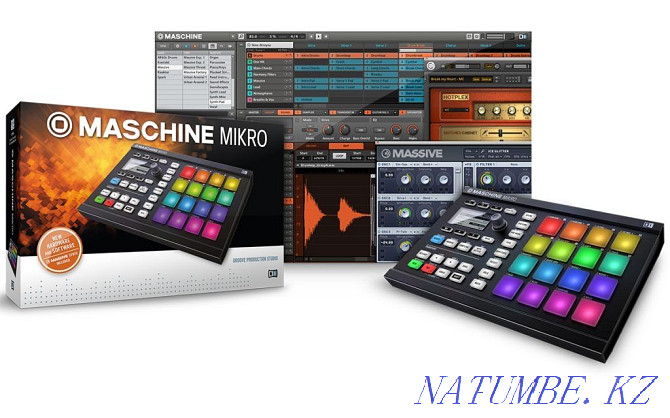 Maschine mikro mk 2 драм машина для Битмейкеров и студий звукозаписи Атырау - изображение 2