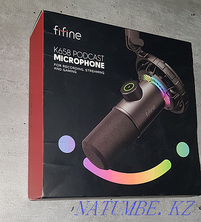 Микрофон Fifine k658 и поп-фильтр Шымкент - изображение 7