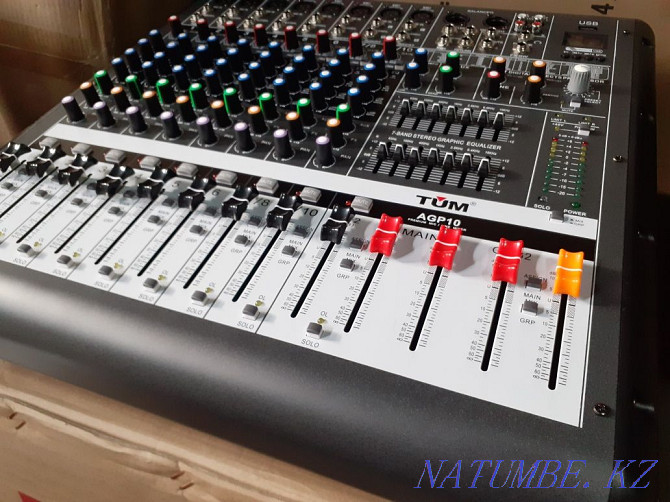 Active mixing console Agp 10 new Almaty - photo 4