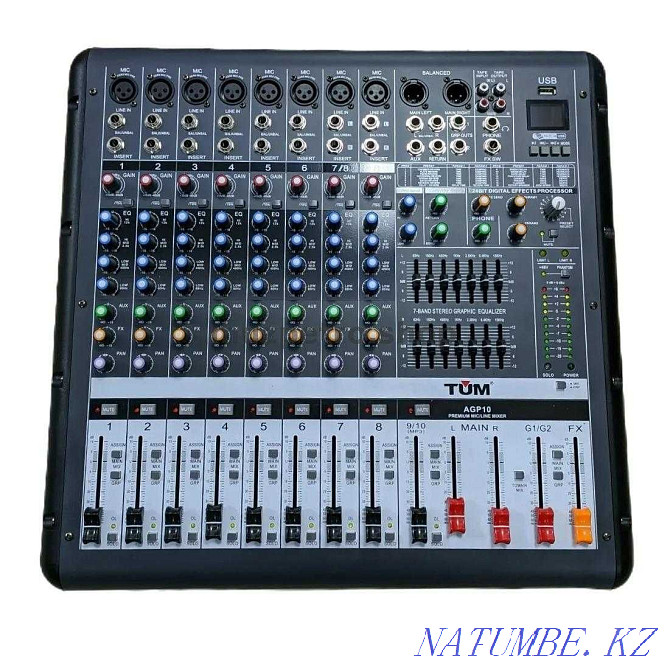 Active mixing console Agp 10 new Almaty - photo 1