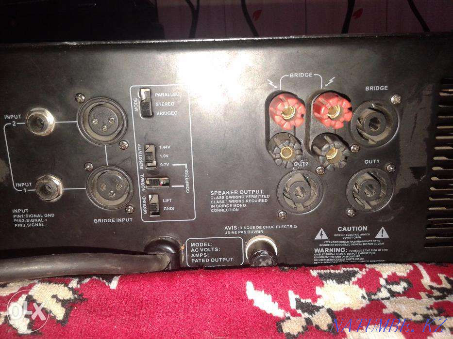 Audio power amplifier power amplifier p9600 s. Exchange is possible. Kostanay - photo 2