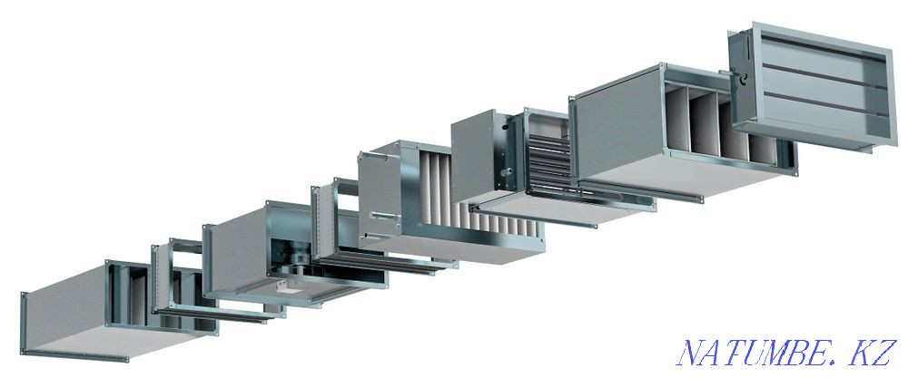 Ventilation. Heaters. Air handling units. Fans. Almaty - photo 1