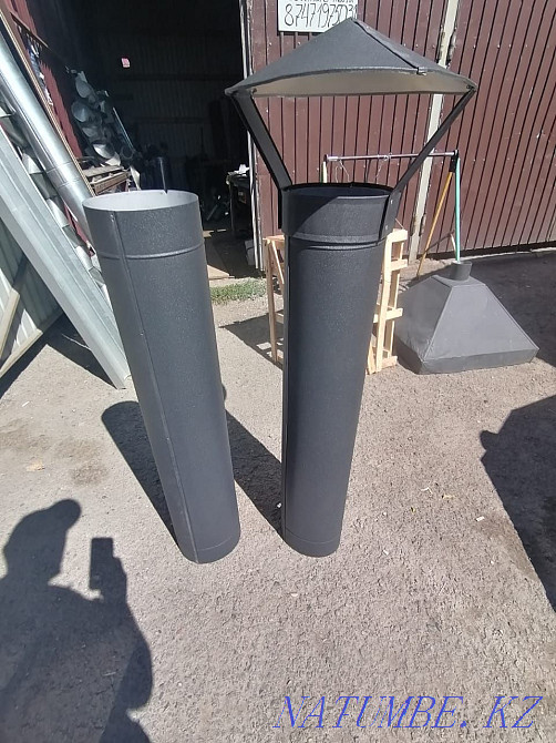 Вытяжка зонт жестяные работы труба переход Алматы - изображение 8