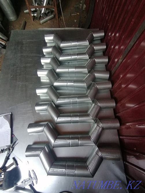 Вытяжка зонт жестяные работы труба переход Алматы - изображение 2