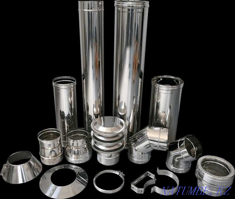 ventilation hood pipe low tide ridge drain snow holder chimney Almaty - photo 7