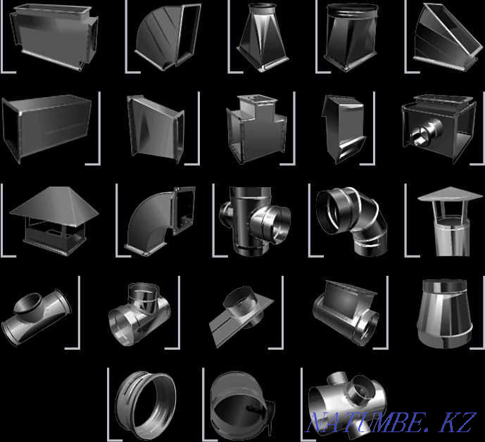 ventilation hood pipe low tide ridge drain snow holder chimney Almaty - photo 6