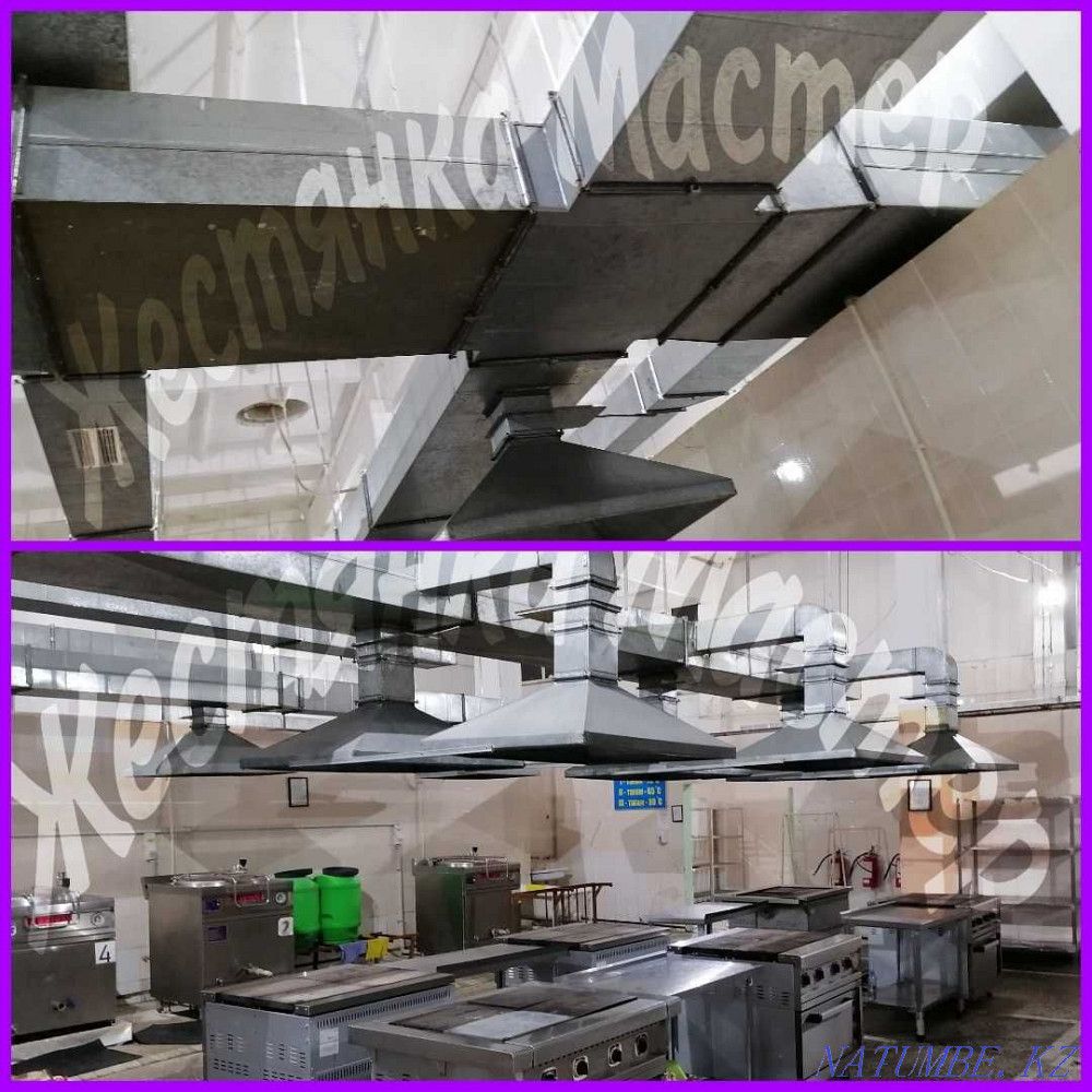 ventilation hood pipe low tide ridge drain snow holder chimney Almaty - photo 4