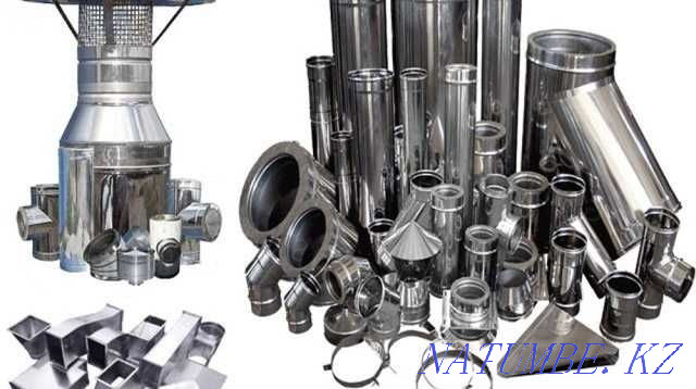 ventilation hood pipe low tide ridge drain snow holder chimney Almaty - photo 1