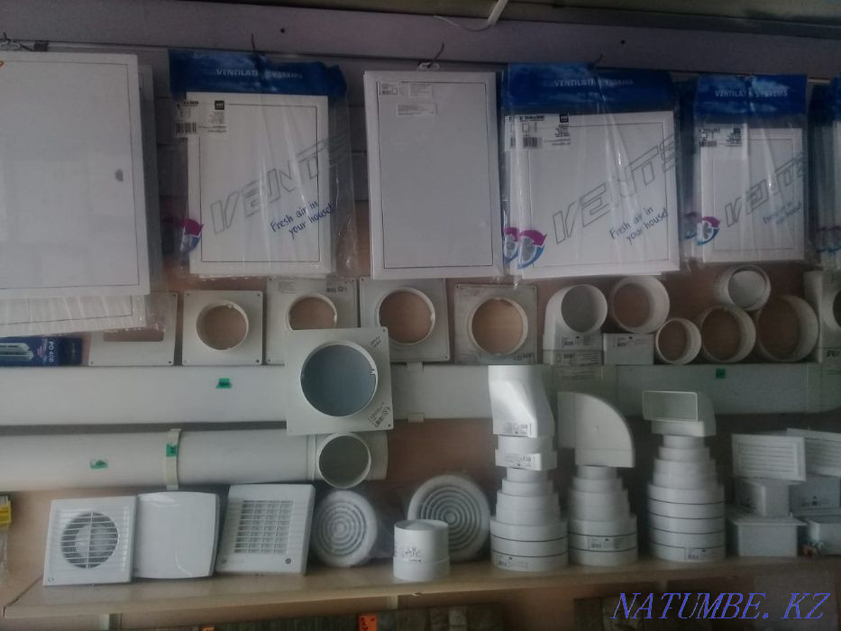 Ventilation - Ventilation systems: supply, exhaust and PVC channels! Almaty - photo 1