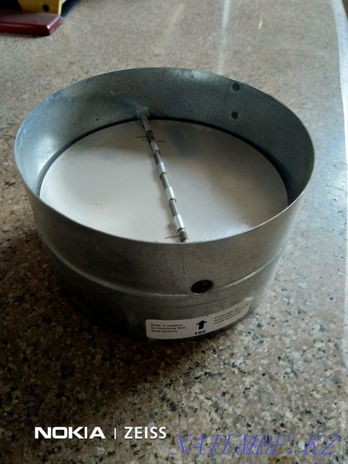 Check valve "butterfly" for duct d160 Almaty - photo 1