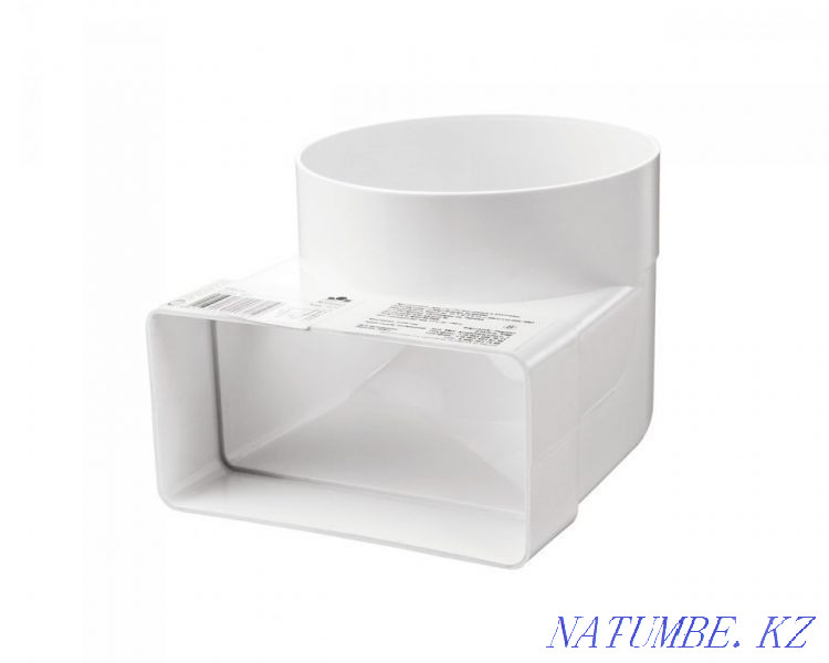 Пластиковые воздуховоды Вентс для вентиляции. Круглые и прямоугольные Алматы - изображение 3