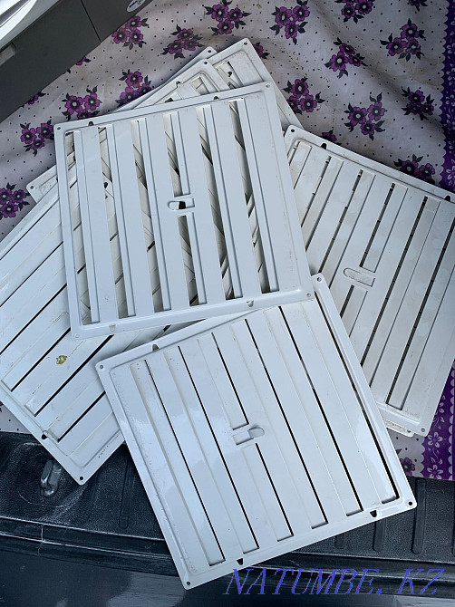 Решетка для вентиляции ветиляционная железная 50х50см Шымкент - изображение 1