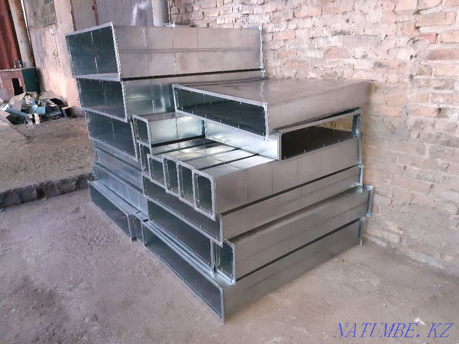 Все для вентиляции. Короба, зонты, фасонные изделия Шымкент - изображение 1