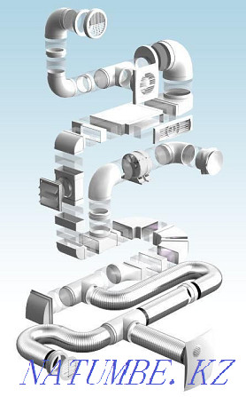 Plastic air ducts for exhaust Almaty - photo 6