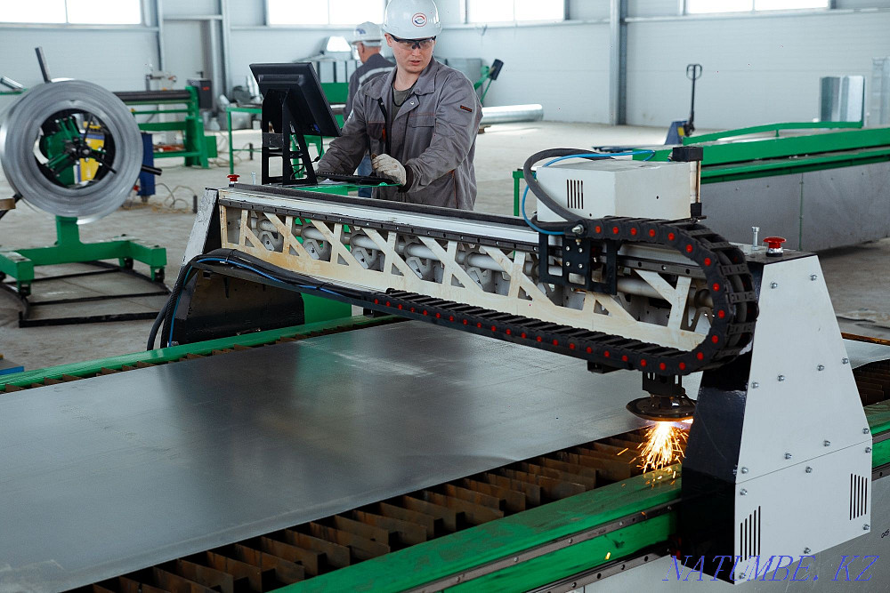 Air ventilation. Air ducts, bends, transitions from galvanized. become Atyrau - photo 4