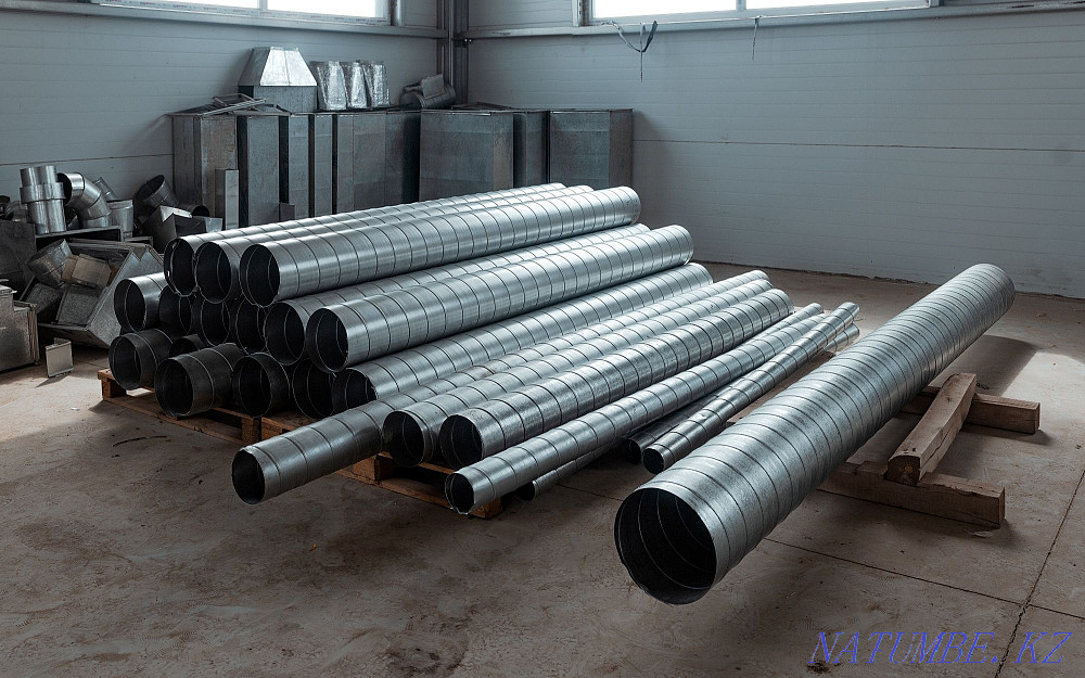 Air ventilation. Air ducts, bends, transitions from galvanized. become Atyrau - photo 1