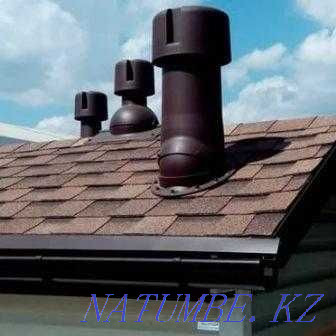 Roof ventilation and penetrations. Deflectors. Aerators. Hoods. Karagandy - photo 2