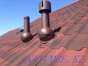 Roof ventilation and penetrations. Deflectors. Aerators. Hoods. Karagandy - photo 3