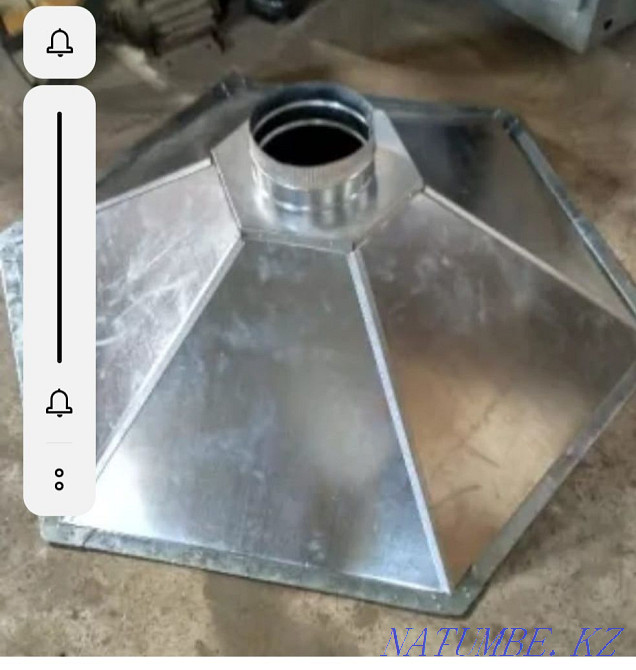 Жестянный работа отлив канек водосток уголок вентиляция вытешка лист Алматы - изображение 3