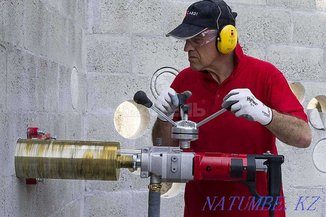 Diamond drilling, drilling holes in reinforced concrete, FBS Astana - photo 8