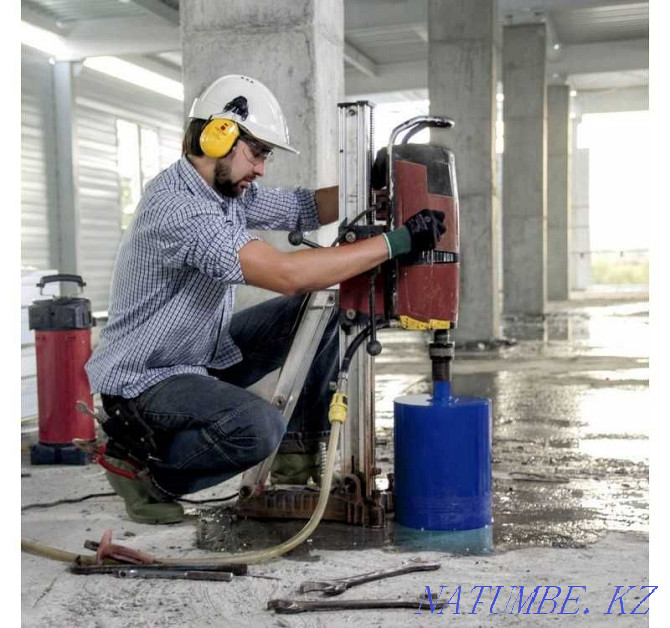 Diamond drilling, drilling holes in reinforced concrete, FBS Astana - photo 1