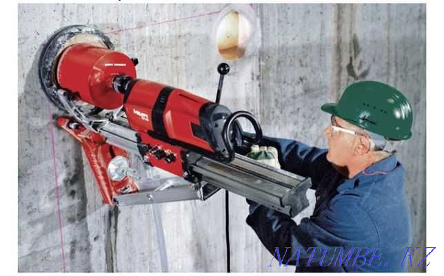 Алмазное бурение, сверление отверстий в железобетоне, ФБС Астана - изображение 6