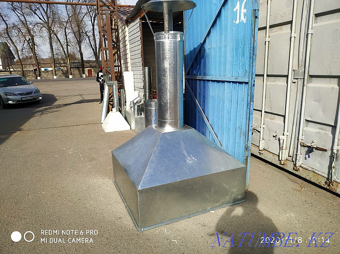 Hood Umbrellas Tin work ventilation fan pipes, slopes, ex Ust-Kamenogorsk - photo 3