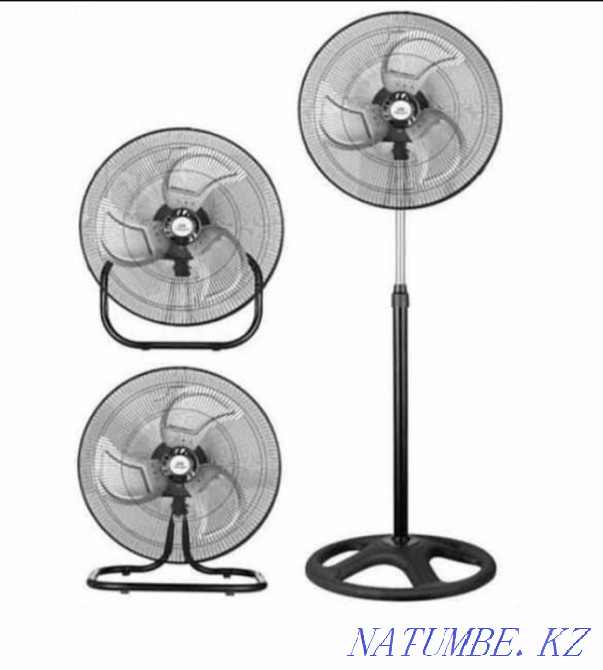 Настольный напольный, настенный вентилятор 3 в 1 KASPI RED рассрочка Алматы - изображение 1