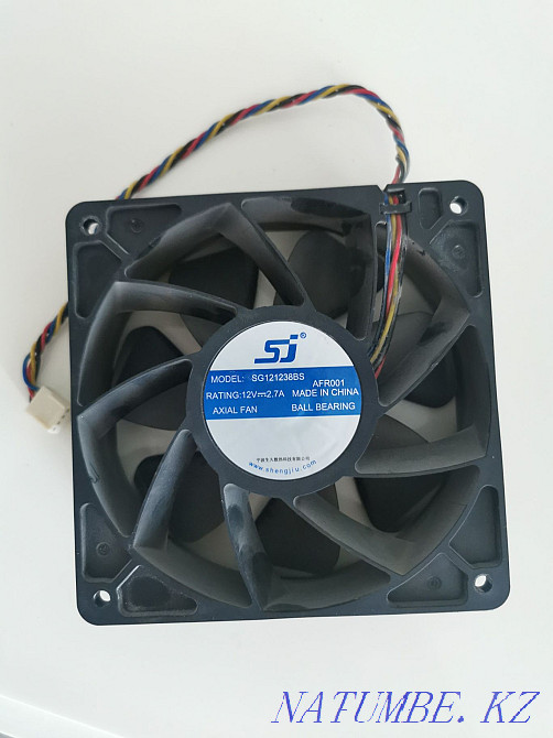 Вентиляторы осевые 120X120X38mm Алматы - изображение 3