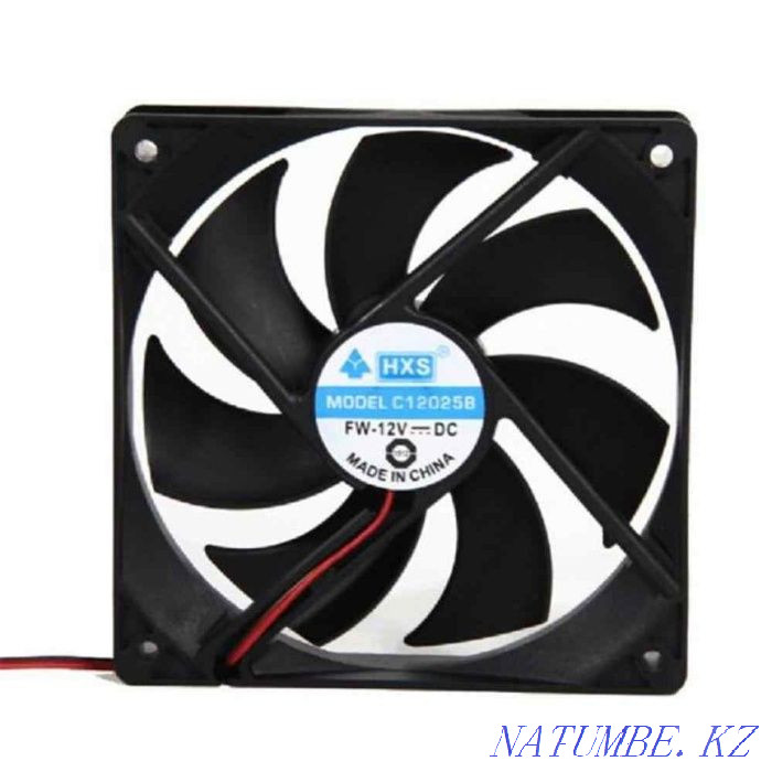 вентилятор 12 см Алматы - изображение 1