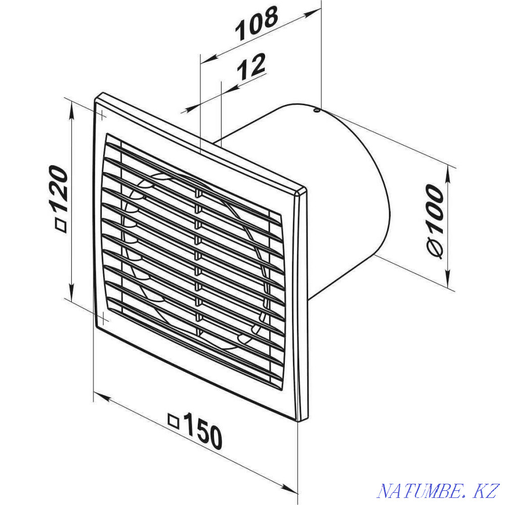 Household fan VENTS LC100 temperature controller, thermostatic head Almaty - photo 3