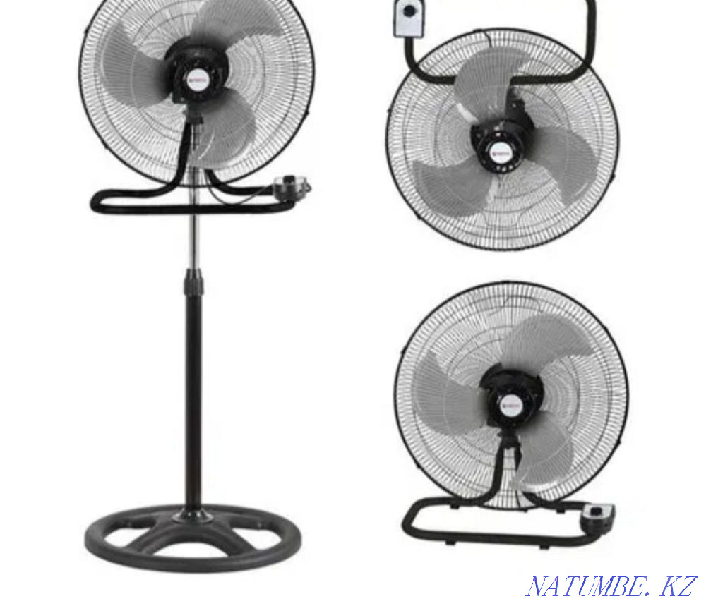 Вентилятор 3х1 настенные напольные новые Алматы - изображение 2