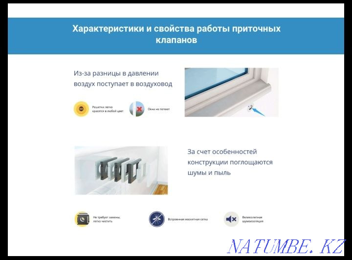 Ventilation-vents only for apartments, houses and offices. Dampness. Semey - photo 1