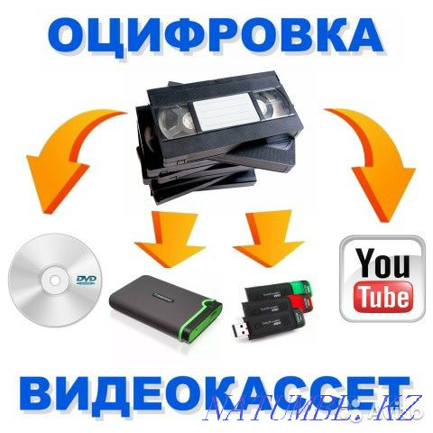 Video cassette-to-disk recording Shymkent - photo 1