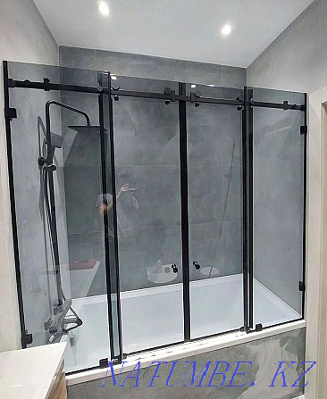 Shower room, shower room, shower cabin, shower cabin, shower cabin, mirror, Astana - photo 1
