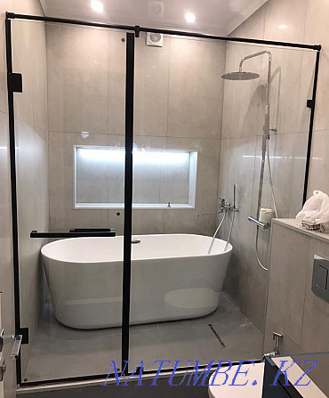 Shower room, shower room, shower cabin, shower cabin, shower cabin, mirror, Astana - photo 2
