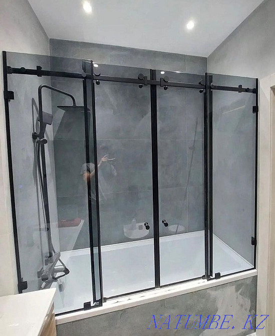 Shower room, shower room, shower cabin, shower cabin, shower cabin, mirror, Astana - photo 1