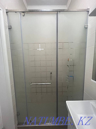 Glass shower room, shower cabin, glass railings, partition Karagandy - photo 7