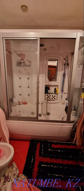 For sale shower cabin with jacuzzi, foot massage dimensions 2m * 1m Almaty - photo 1