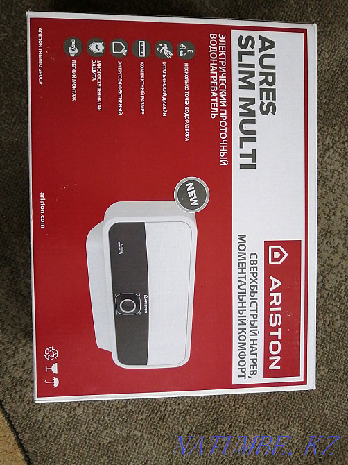 Водонагреватель проточный электрический Ariston Алматы - изображение 3