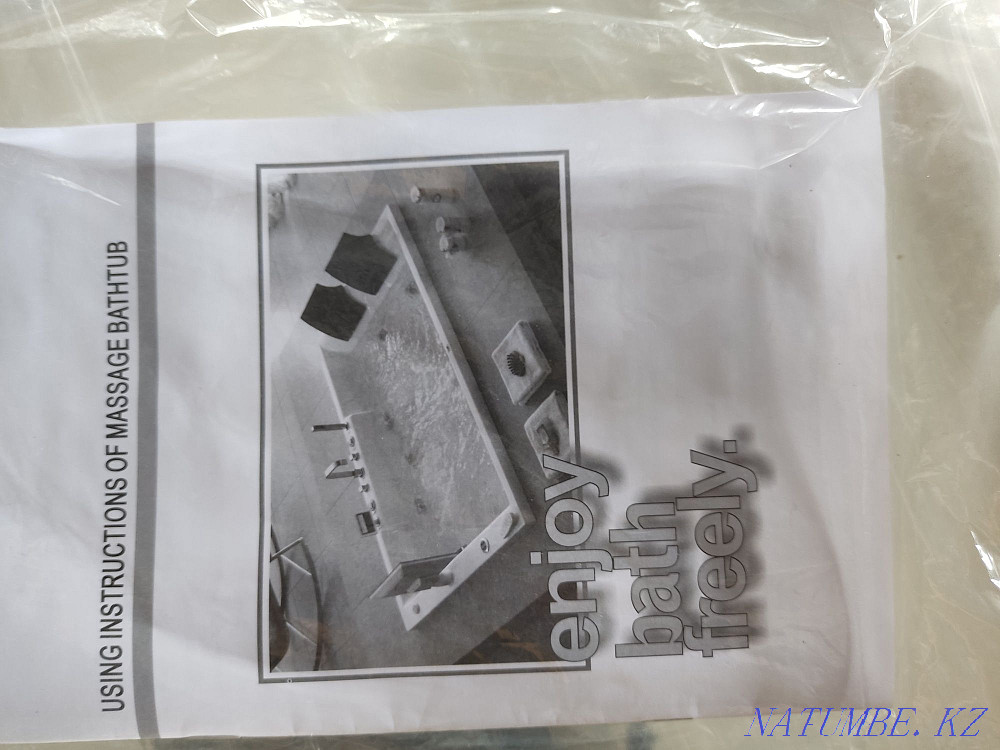 NEW jacuzzi bathtub with hydromassage for two, spa treatments Almaty - photo 7